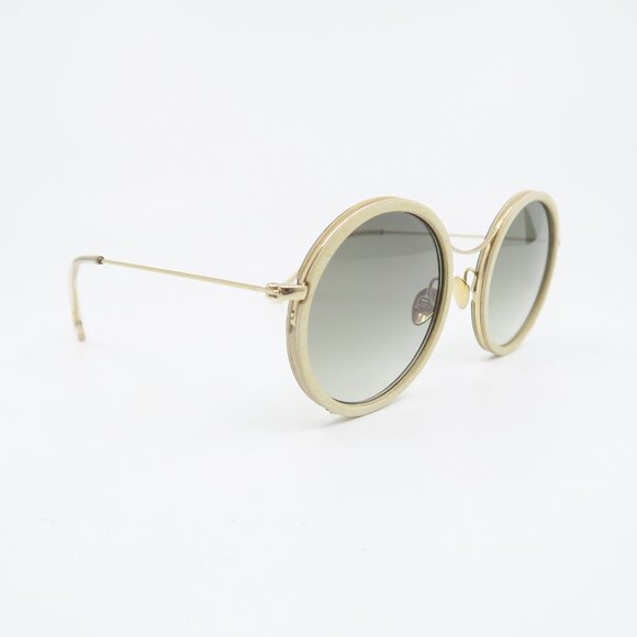 Nathalie Blanc SUZANNE Beige/ Gold/Grey Gradient Lenses, New Women\'s Sunglasses. main image 4